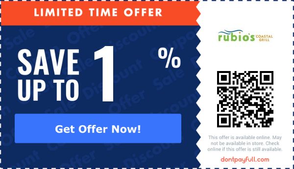 25% Off Rubio's Coupon, Coupon Codes - July 2025
