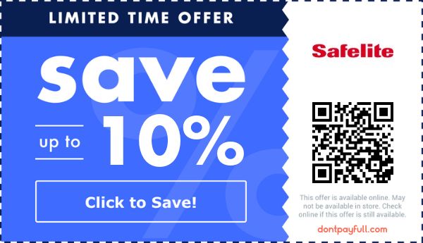 Safelite Coupons, Discount Codes