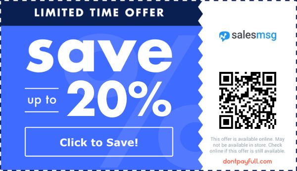 Sales Message discount deal