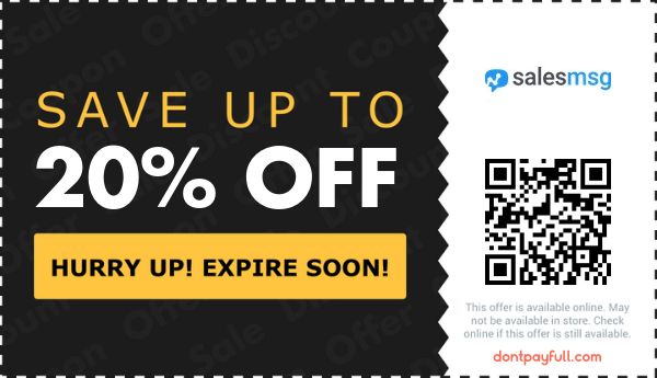 Sales Message promo code