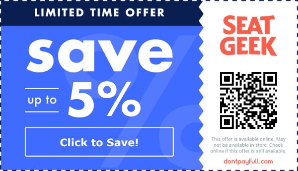 $25 Off SeatGeek Promo Codes, Discount Codes, Nov 2025