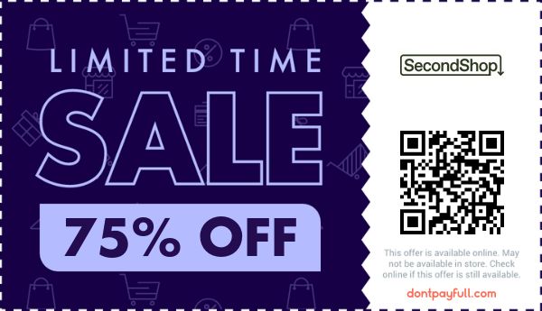 SecondShop coupon code