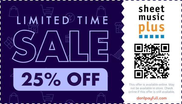 Sheet Music Plus Promo Codes - 25% Off Coupon Code