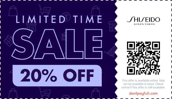 30 Off Shiseido PROMO CODE 8 ACTIVE October 2023