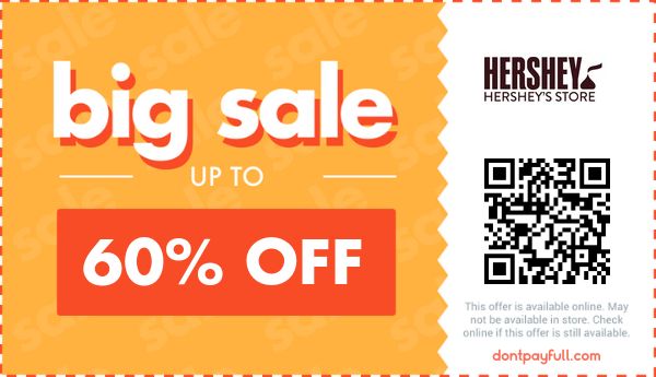 20% Off Hershey's Promo Code, Coupon Codes - July 2025
