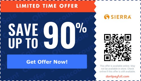 Sierra Coupon Codes - 70% Off Promo Code Dec 2025