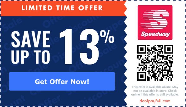 6 Speedway Coupons, Promo Codes - Aug 2022