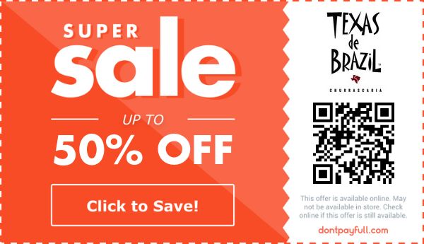 20% Off Texas de Brazil Promo Codes, Coupon Codes 2025