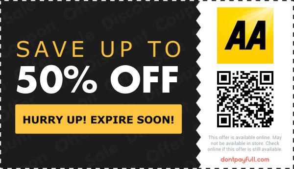 The AA Discount Codes - 20% Off Voucher Code Aug 2026