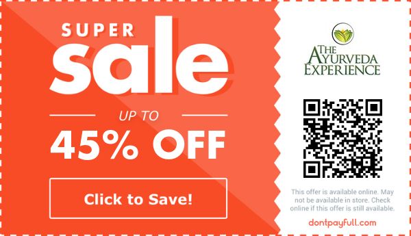 40 Off The Ayurveda Experience Coupon Discount Codes