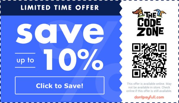 The Code Zone Discount Codes - Get 10% Off in July 2026