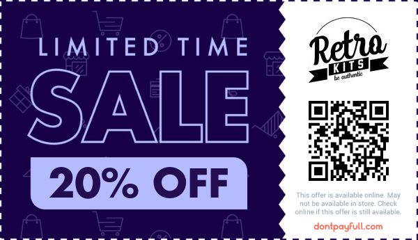 The Retro Kits Discount Codes - Get 20% Off in Aug 2026