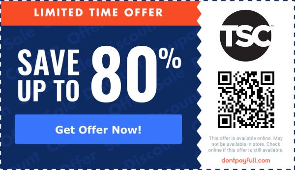 25% Off TSC Promo Code, Coupon Codes - July 2025