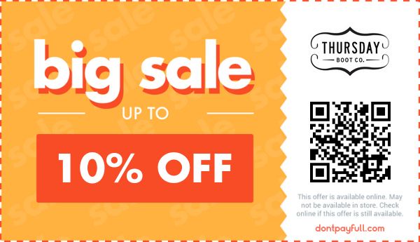 thursday boot company discount code