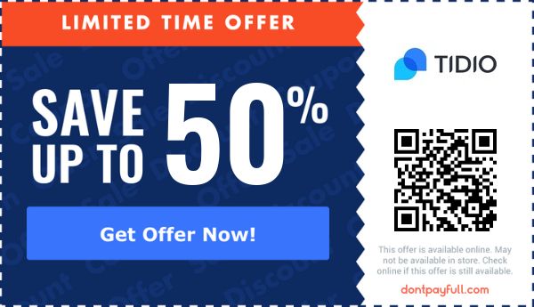 Tidio Discount Codes - 30% Off Coupon Code 2026