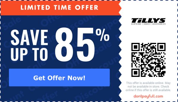 50% Off Tillys Coupon, Discount Codes - July 2025
