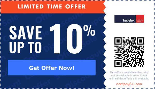 Travelex UK promo code