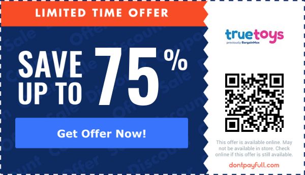 True Toys - Bargainmax promo code