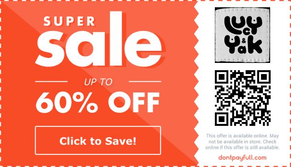 Lucy and Yak coupon code