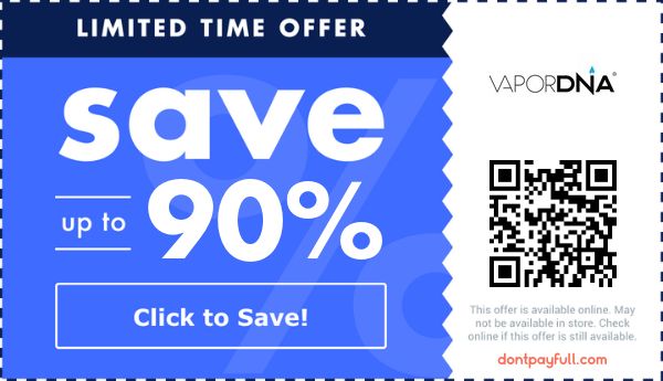 VaporDNA Discount Codes - Get 30% Off in May 2026