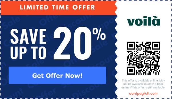 Voila Coupon Codes - 10% Off Discount Code August 2026