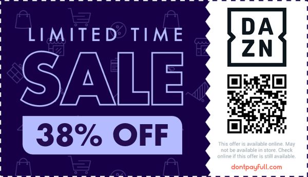 38 Off DAZN PROMO CODE 8 ACTIVE September 2023