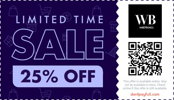 25% Off Watch Box Coupon, Promo Code 