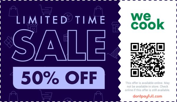 WeCook Promo Codes - $80 Off Coupon August 2026