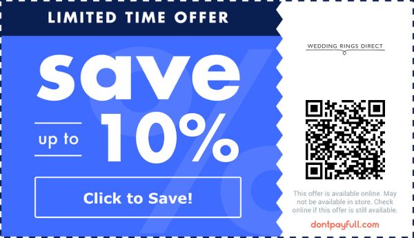 10 Off Wedding Rings Direct Coupon, Promo Code Sep 2021