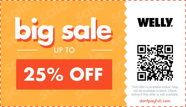 Welly promo code