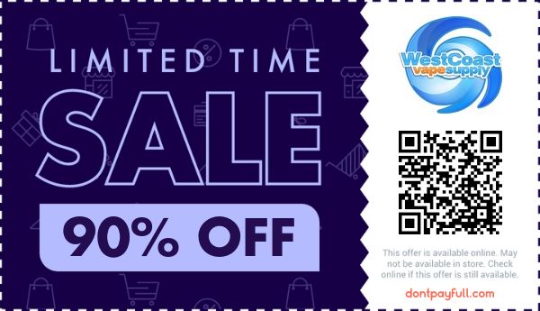 20% Off West Coast Vape Supply Coupons June 2026