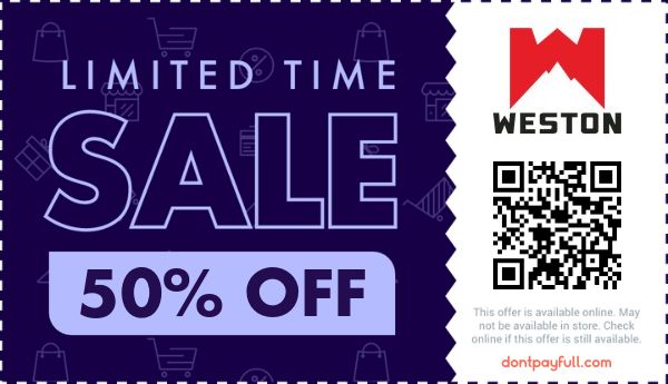 40 Off Weston DISCOUNT CODE 13 ACTIVE August 2023