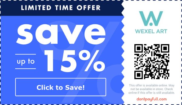 15 Off Wexel Art COUPON CODE 32 ACTIVE July 2023