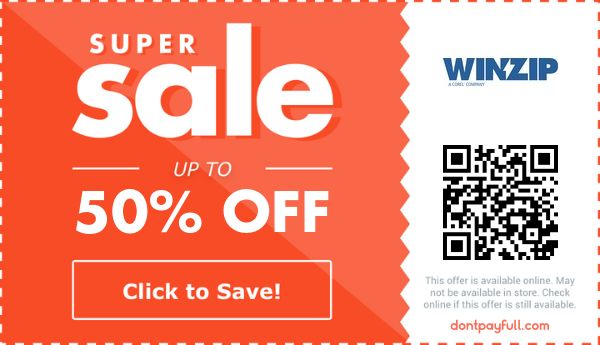 50 Off WinZip COUPON 5 ACTIVE September 2023