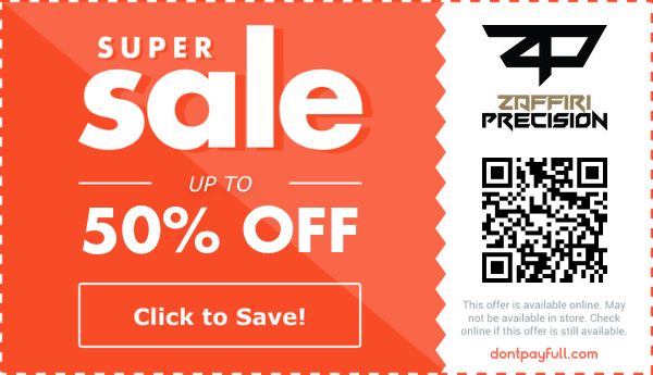 Zaffiri Precision Coupon Codes - 20% Off Promo Code 2026