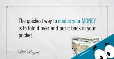 Will Rogers Money Quote