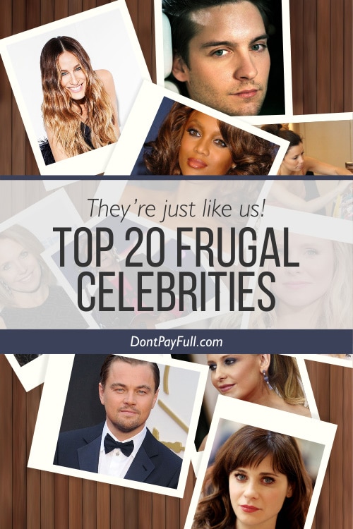 Top 20 Frugal Celebrities