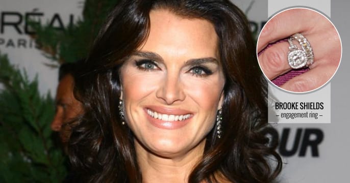 20 Most Expensive Engagement Rings in Hollywood - Brooke Shields