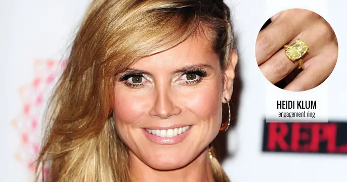 20 Most Expensive Engagement Rings in Hollywood - Heidi Klum