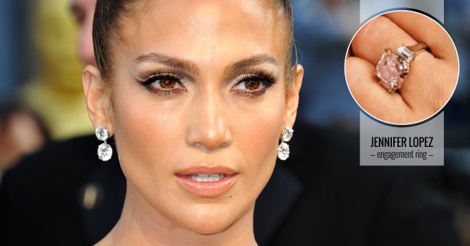 20 Most Expensive Engagement Rings in Hollywood - Jennifer Lopez 