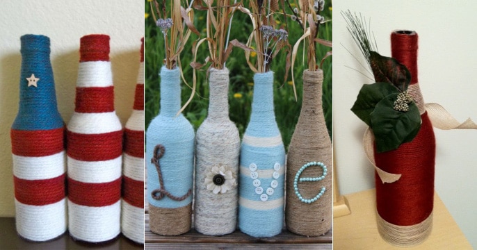 Creative Ways to Use an Old Bottle: Yarn Bottles
