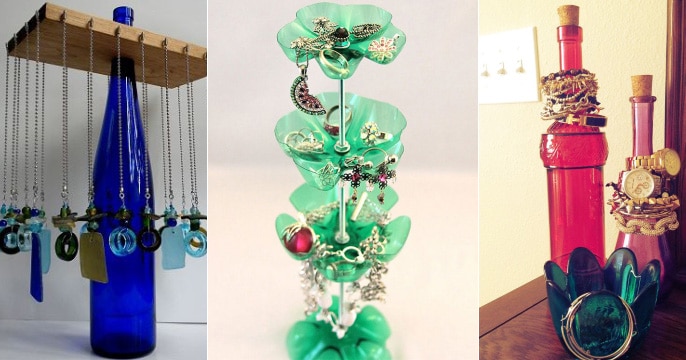 Creative Ways to Use an Old Bottle: Jewelry Stand