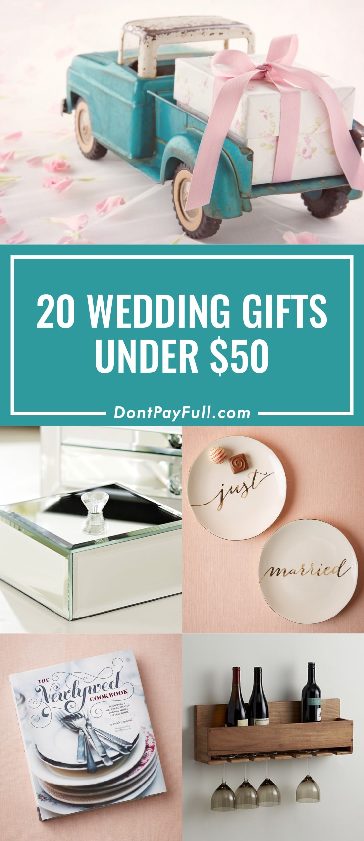 20 Wedding Gift Ideas for Under $50