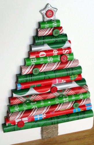 Wrapping Paper Christmas Tree