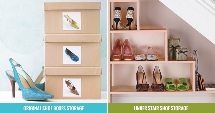 Super Cheap Ways to Organize Your Shoes