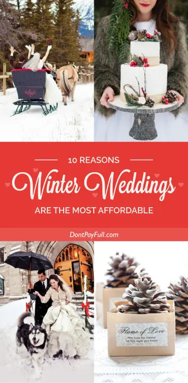 10 Reasons Winter Weddings Are the Most Affordable