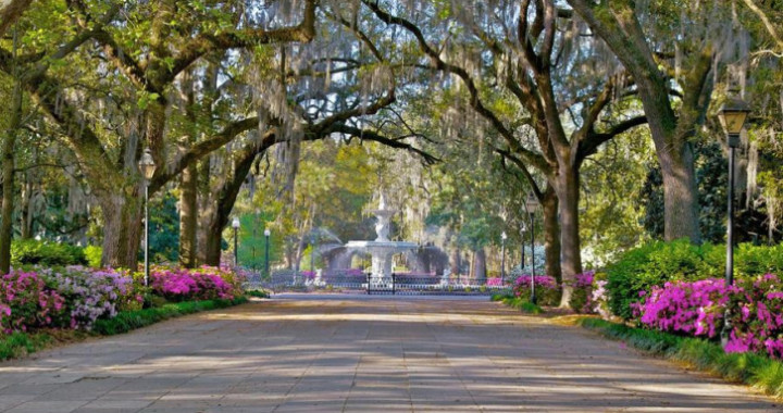 Forsyth Fountain, Savannah, Georgia