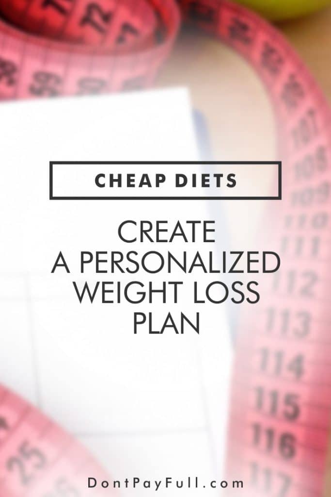 Cheap Diets Create a Personalized Weight Loss Plan