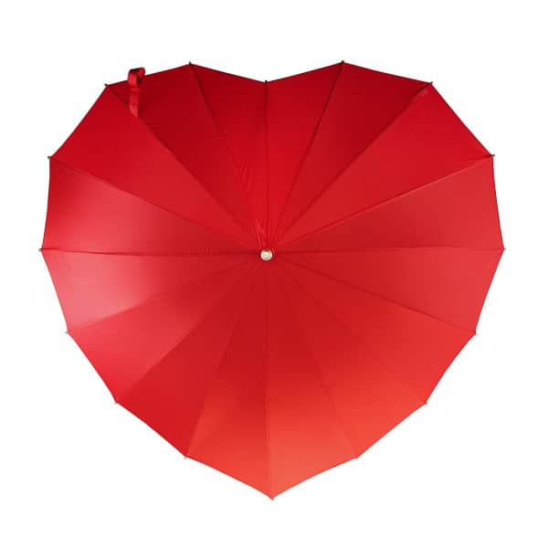 Crimson Heart Umbrella