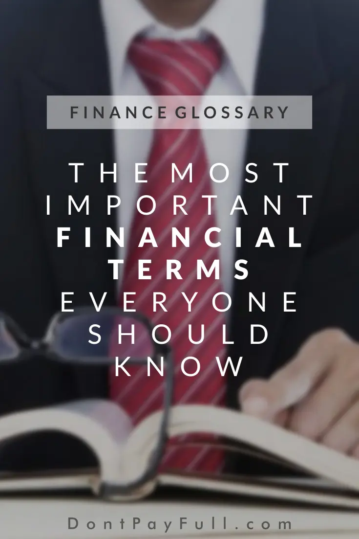 The Most Important Financial Terms Everyone Should Know